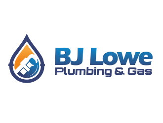 B. J. Lowe Plumbing & Gas logo design by YONK