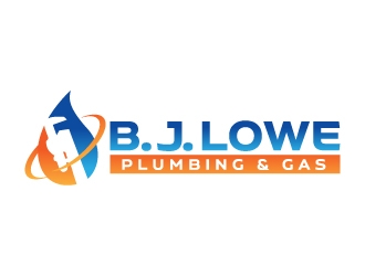 B. J. Lowe Plumbing & Gas logo design by jaize