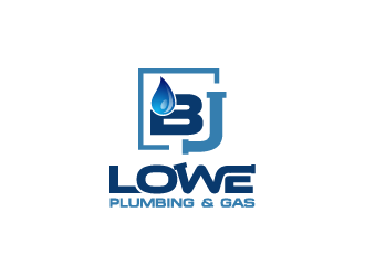 B. J. Lowe Plumbing & Gas logo design by rahppin