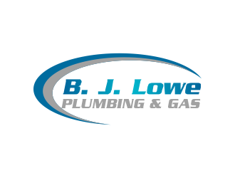 B. J. Lowe Plumbing & Gas logo design by Greenlight