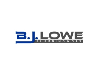 B. J. Lowe Plumbing & Gas logo design by lj.creative