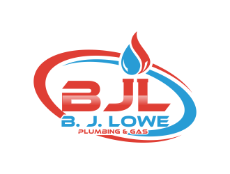 B. J. Lowe Plumbing & Gas logo design by qqdesigns
