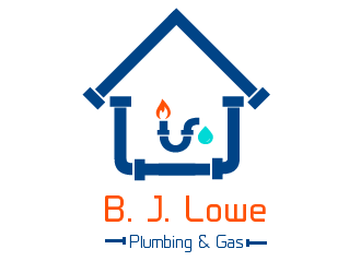 B. J. Lowe Plumbing & Gas logo design by AnuragYadav