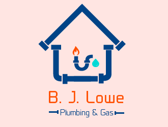 B. J. Lowe Plumbing & Gas logo design by AnuragYadav