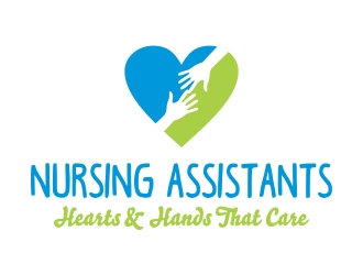 Nursing Assistants: Hearts & Hands That Care logo design by cikiyunn