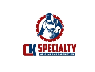 CK Specialty Welding and Fabrication logo design by 35mm