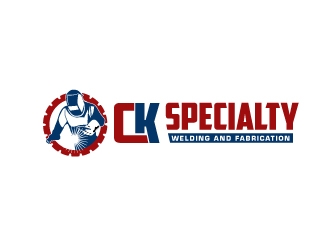 CK Specialty Welding and Fabrication logo design by 35mm