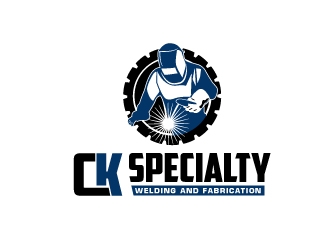 CK Specialty Welding and Fabrication logo design by 35mm