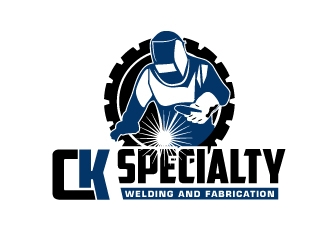 CK Specialty Welding and Fabrication logo design by 35mm