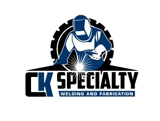 CK Specialty Welding and Fabrication logo design by 35mm