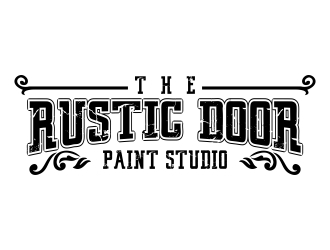 The Rustic Door Paint Studio logo design by cikiyunn