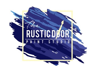 The Rustic Door Paint Studio logo design by REDCROW