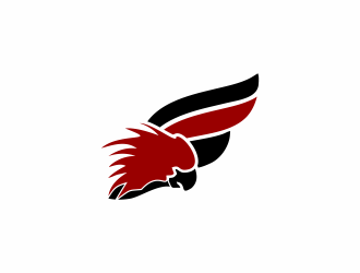 96.7 The Eagle logo design by hopee