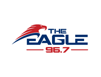 96.7 The Eagle logo design by shadowfax
