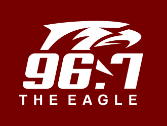 96.7 The Eagle logo design by AisRafa