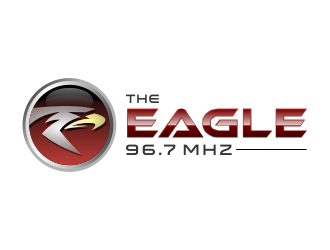 96.7 The Eagle logo design by AisRafa