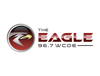 96.7 The Eagle logo design by AisRafa