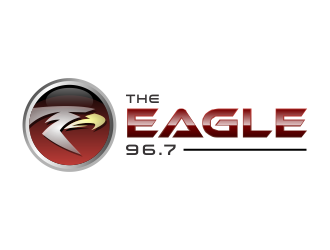 96.7 The Eagle logo design by AisRafa