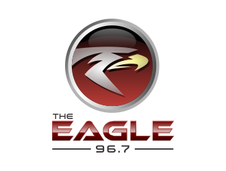 96.7 The Eagle logo design by AisRafa