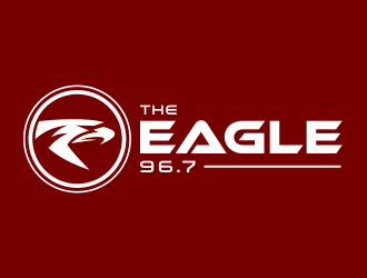 96.7 The Eagle logo design by AisRafa