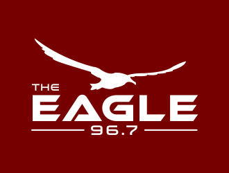 96.7 The Eagle logo design by AisRafa