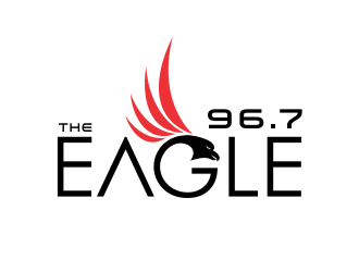 96.7 The Eagle logo design by AisRafa
