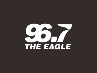96.7 The Eagle logo design by savana