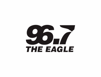 96.7 The Eagle logo design by savana
