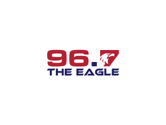 96.7 The Eagle logo design by Menantu_Idaman