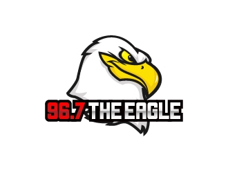 96.7 The Eagle logo design by kasperdz