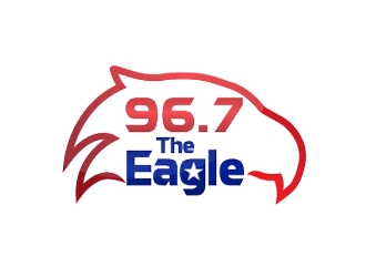 96.7 The Eagle logo design by ZQDesigns