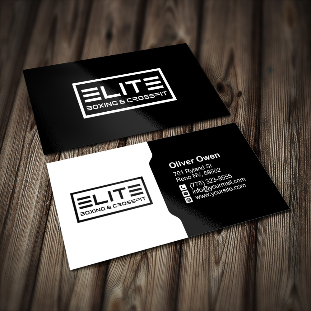 Elite Boxing & Crossfit logo design by Kindo
