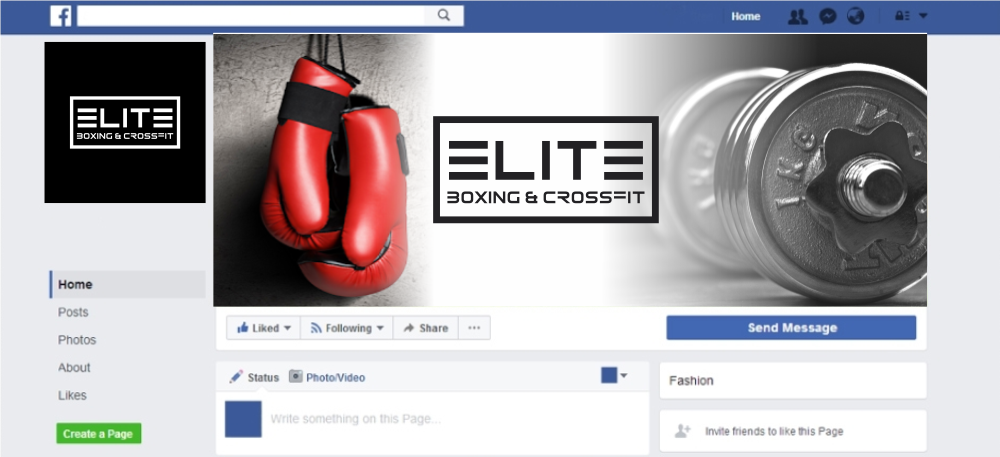 Elite Boxing & Crossfit logo design by Girly
