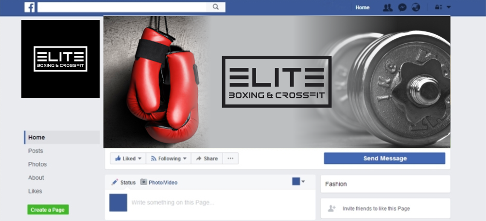 Elite Boxing & Crossfit logo design by Girly