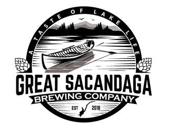 Great Sacandaga Brewing Company logo design by logopond