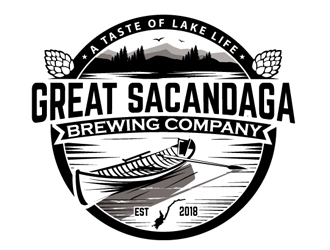 Great Sacandaga Brewing Company logo design by logopond