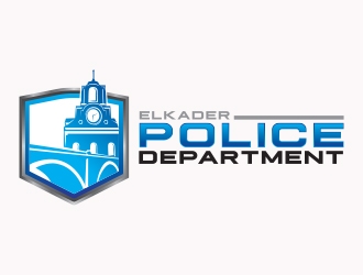 Elkader Police Department logo design by Eliben