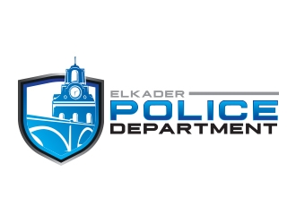 Elkader Police Department logo design by Eliben
