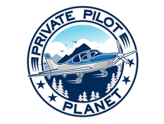 Private Pilot Planet logo design by DreamLogoDesign