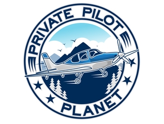 Private Pilot Planet logo design by DreamLogoDesign