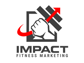 Impact Fitness Marketing logo design by Coolwanz
