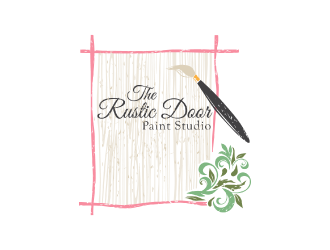 The Rustic Door Paint Studio logo design by nona