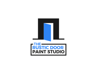 The Rustic Door Paint Studio logo design by Akli