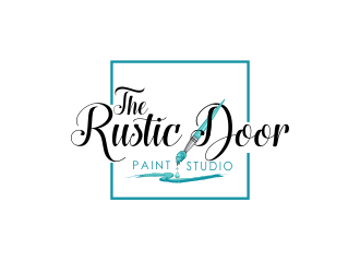 The Rustic Door Paint Studio logo design by kopipanas