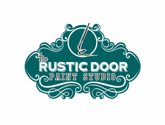The Rustic Door Paint Studio logo design by bosbejo