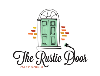 The Rustic Door Paint Studio logo design by logolady