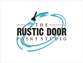The Rustic Door Paint Studio logo design by bunda_shaquilla