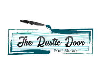 The Rustic Door Paint Studio logo design by nona