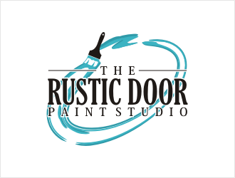 The Rustic Door Paint Studio logo design by bunda_shaquilla