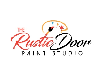 The Rustic Door Paint Studio logo design by usef44